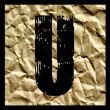 One letter of golden alphabet
