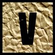 Paper roman numeral
