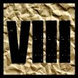 Paper roman numeral
