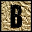 One letter of golden alphabet