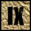 Paper roman numeral