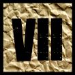 Paper roman numeral