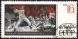 Picture `Defence of Sevastopol` by Deyneka on post stamp