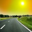 road towards the city