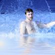 water splash on nan body