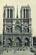 vintage postcard of Paris