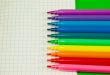 Colorful felt pens
