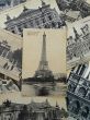 bunch of vintage postcards of Paris
