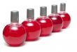 Red make-up vials