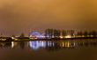 Riga Latvia night city