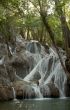 Waterfall in jungle in Thailand