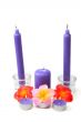 Violet candles