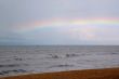 Rainbow over the Gray Sea