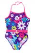 Baby colour swimsuit in red belt