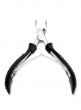 Manicure scissors with black handle