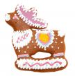 Gingerbread in form decorated by glaze of the deer