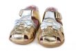 Golden baby sandals