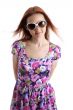 Portrait of the beautiful girl in sunglasseses