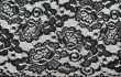 Background from black lace with pattern with form flower