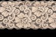 Beige lace with pattern flower