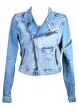 Jeans jacket in zipper