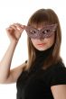 Beautiful girl wearing a mask