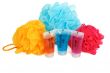 Set for bath colour sponges