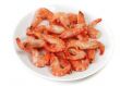 Plate frozen prawns