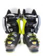 Pair green-dark ski shoe