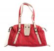 Red handbags