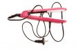 Electric pink hair straightener