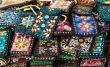 Embroidered oriental patterned purses