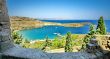 Panarama view from Acropolis of Lindos