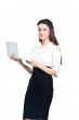 Business woman with laptop