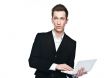 Man with laptop