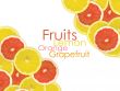 Abstract background of citrus slices. Closeup. Studio photograph