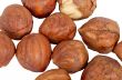 Hazelnuts Isolated on White Background