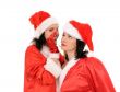 two woman santa