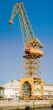 Crane in the port