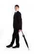 Business man with an umbrella