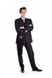Business man with an umbrella