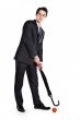 Business man with an umbrella