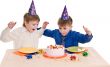 two boy wich cake