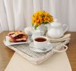 Breakfast with the cherry strudel