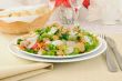 Vegetable salad with chicken and yogurt