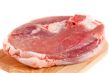 Pork meat on cutting board
