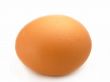 Eggs home, isolated on a white background 