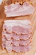 Smoked ham on a cutting board