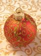 beautiful Christmas ball ornaments with gold 