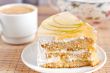 Fruit cake with pineapple and apple